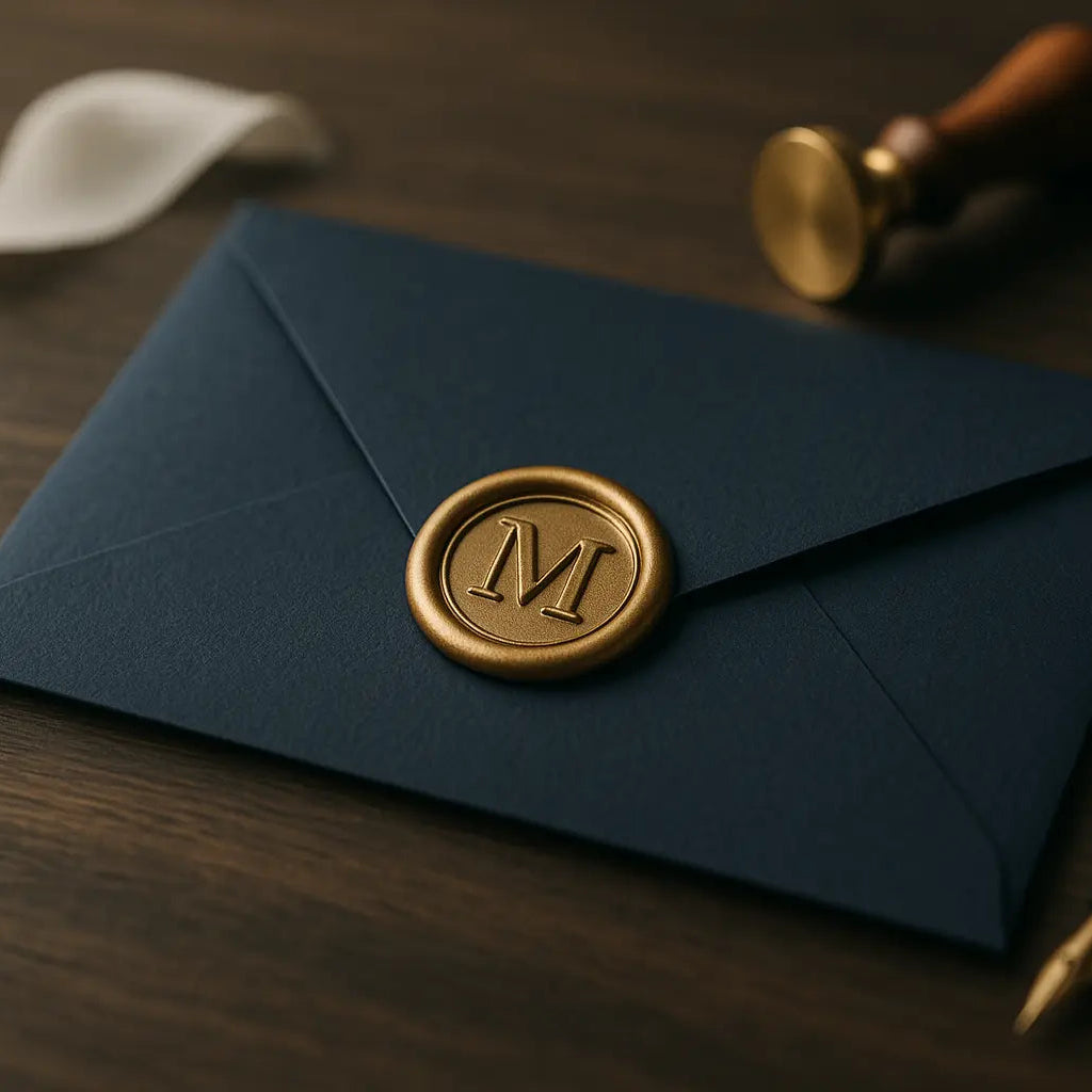 Düğün Davetiyesi için Hazır Mum Mühür