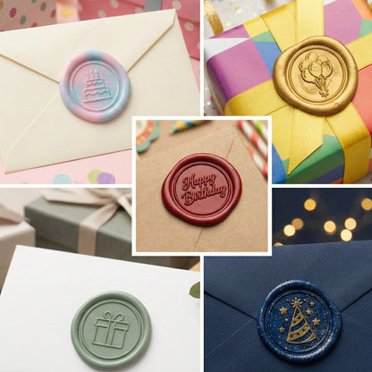 Parti & Doğum Günü Mühürleri Hazır Mum Mühür